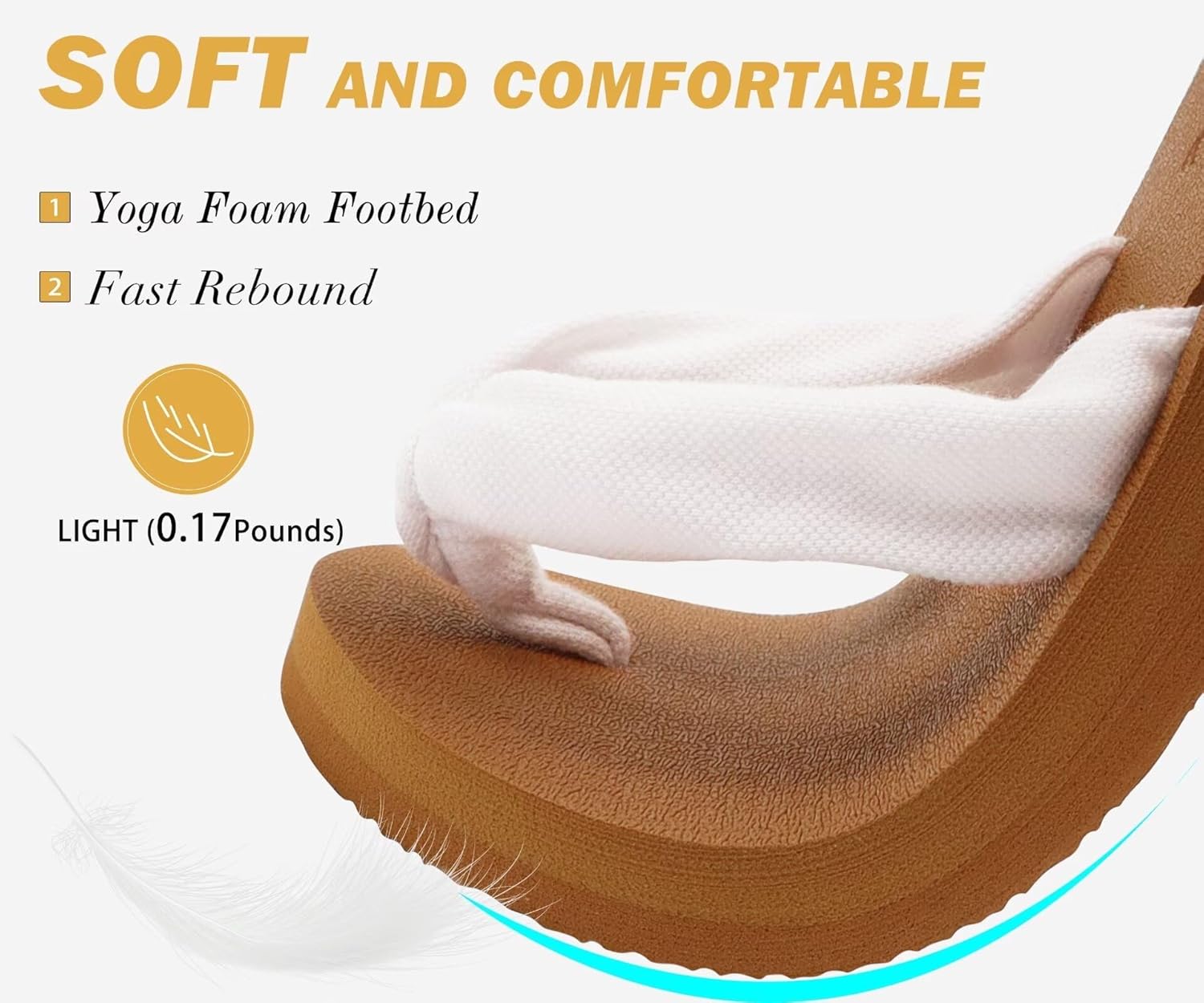 Comfort Arch Flip Flops for Women