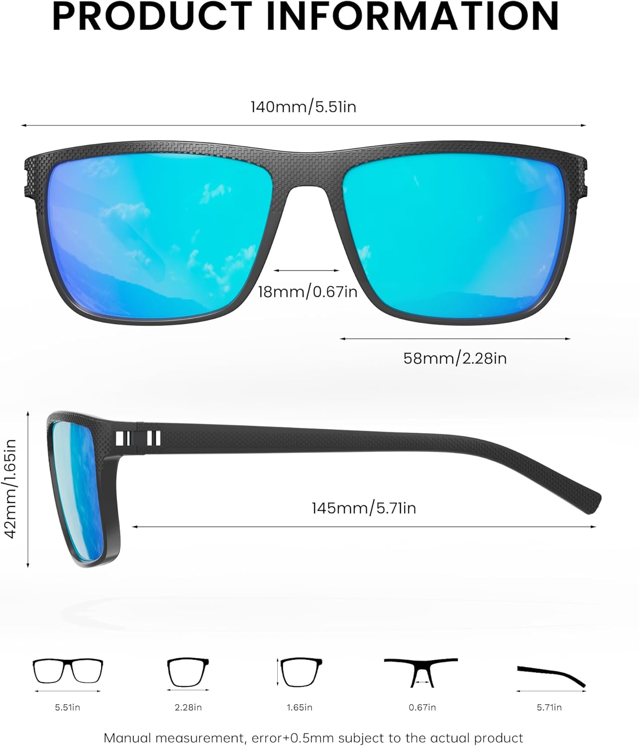 Polarized Men's Sunglasses Set