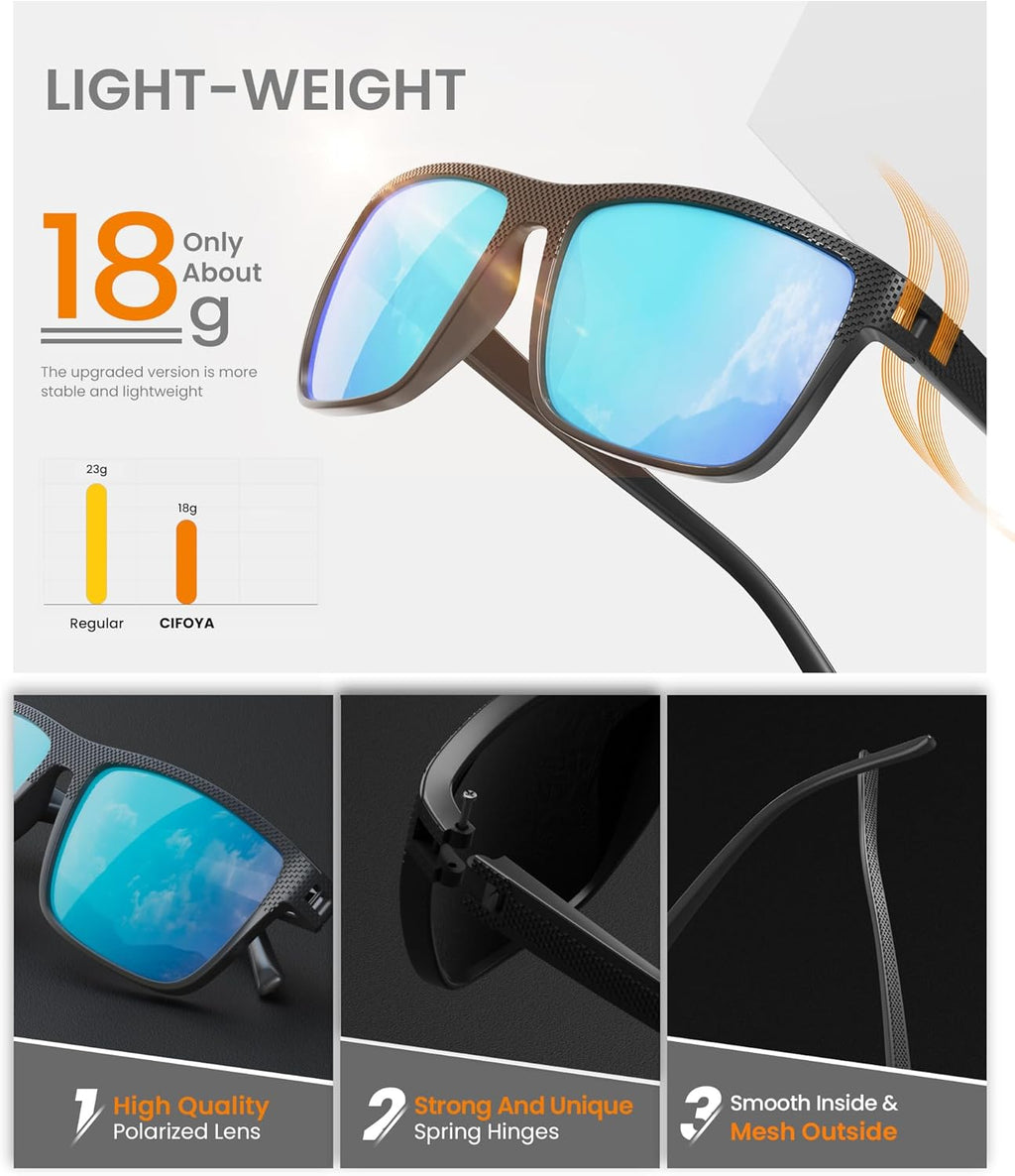 Polarized Men's Sunglasses Set