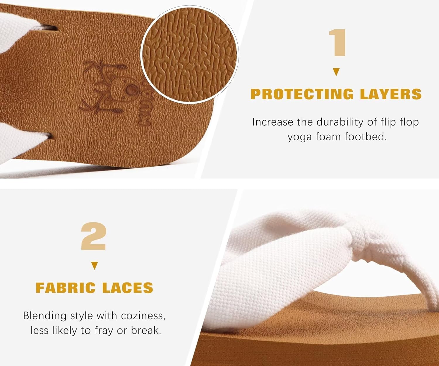 Comfort Arch Flip Flops for Women