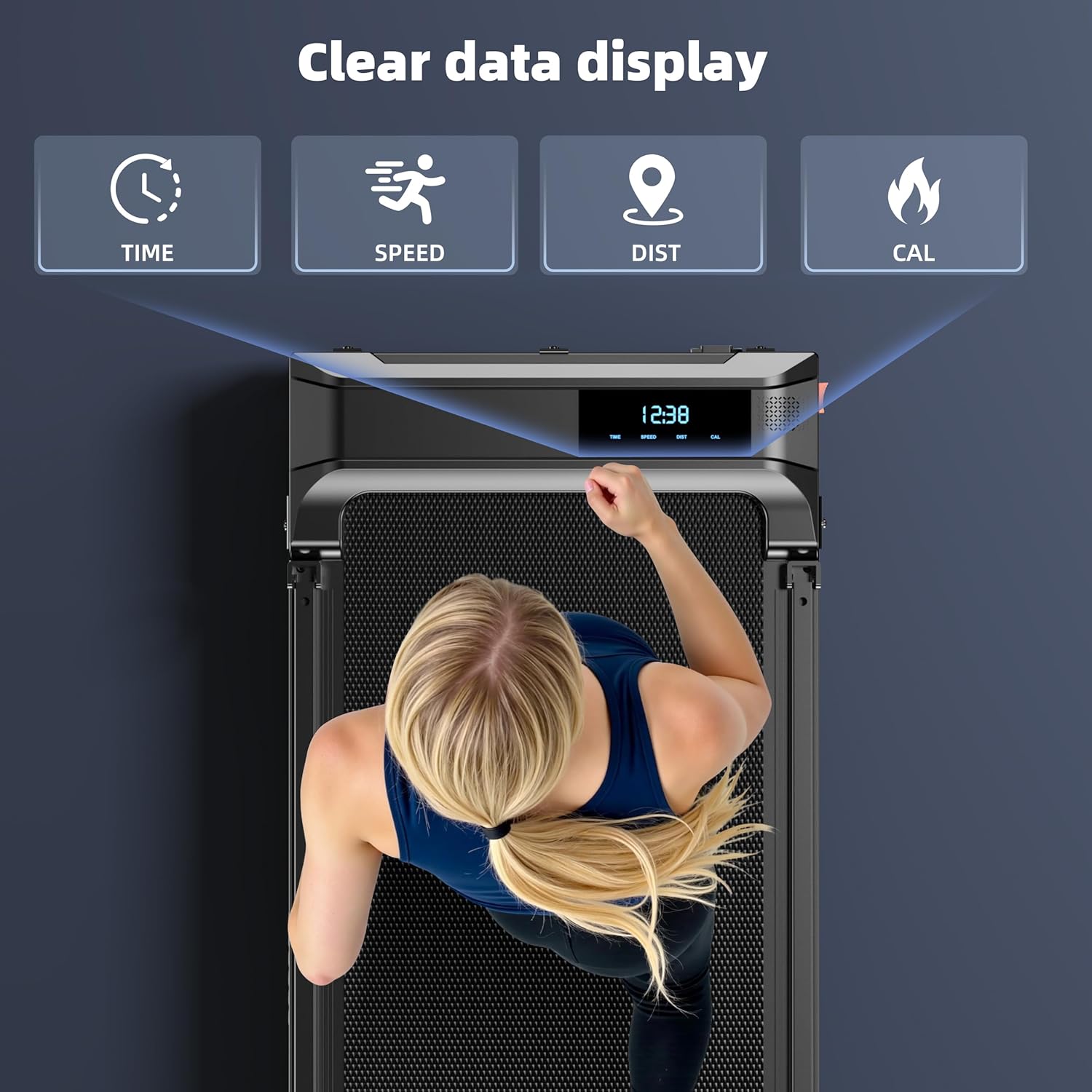 Compact Home Walking Treadmill