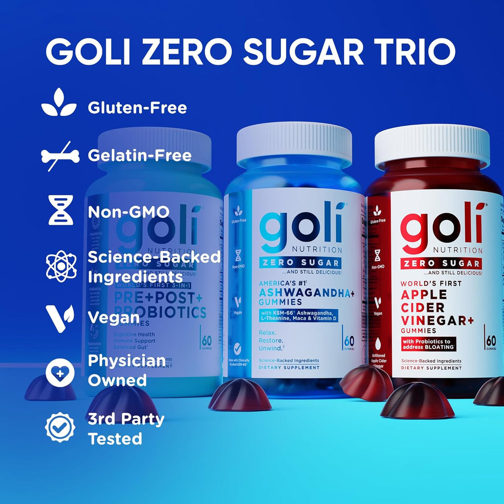 Goli Wellness Gummies Trio